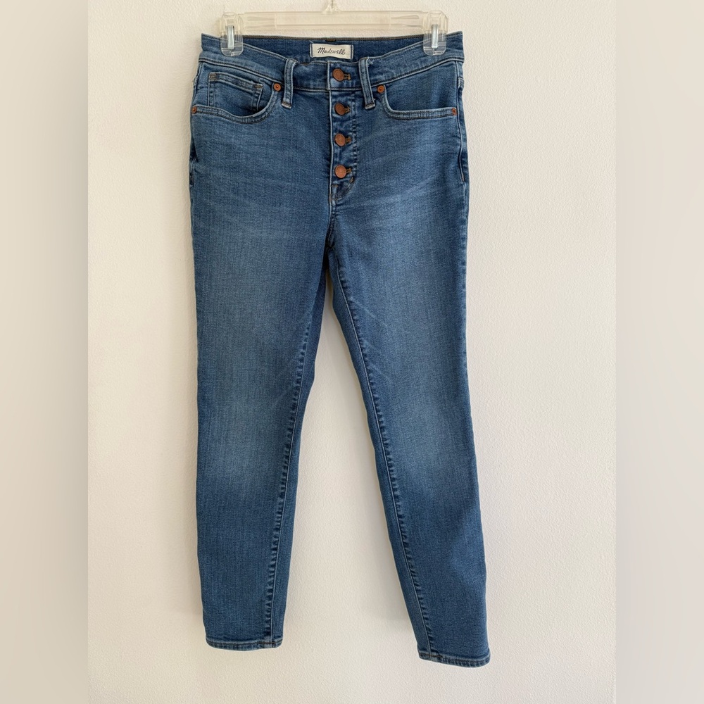 Madewell Mid-Rise Skinny Cropped Jeans